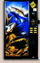 Live bait 24 hours a day from Beck's Gunsmithing.  Fishing late at night or early in the morning...No problem, just stop by Beck's Gunsmithing and drop your money in the slot and your ready to go!
